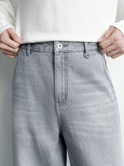 Men's Casual Vintage-Wash Jeans