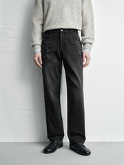 Men's Casual Washed Slight-Stretch  Jeans