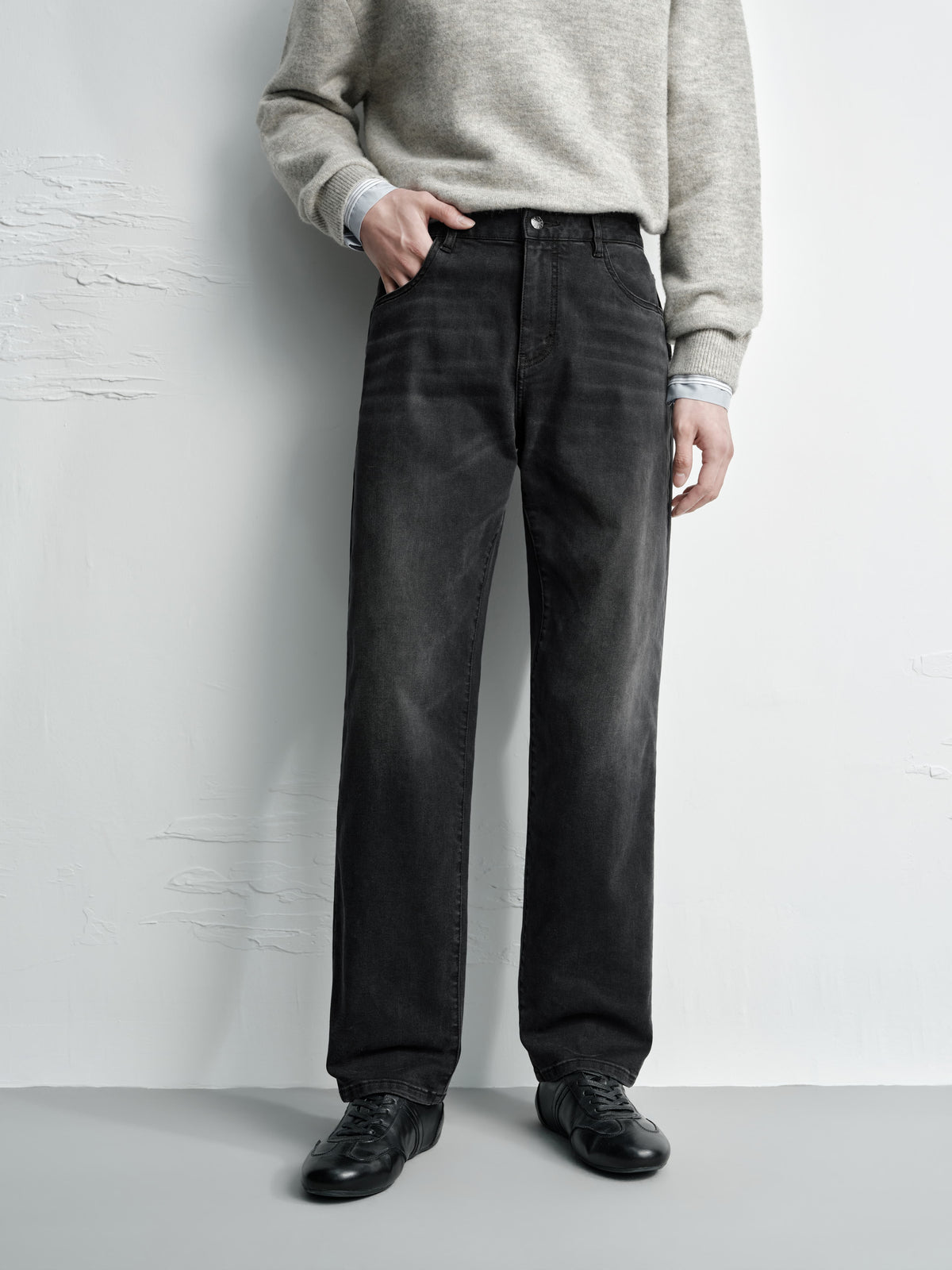 Men's Casual Washed Slight-Stretch  Jeans