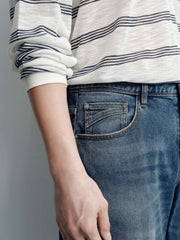 Men's Casual Vintage Straight-Leg Jeans