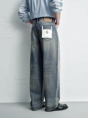 Men's  Vintage Distressed Washed Versatile Jeans