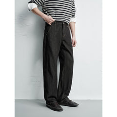 Men's Vintage Black Washed Jeans