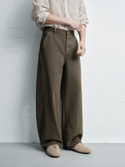 Men's Casual  Cotton Curved-Leg Jeans