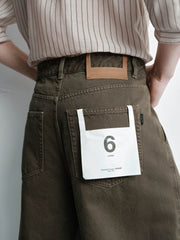 Men's Casual  Cotton Curved-Leg Jeans