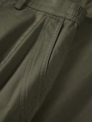 Men's Casual Olive Large-Capacity Cargo Pants