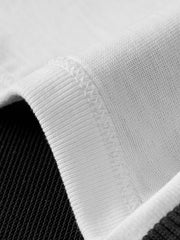 Men's  Casual Money Style Faux-Layer  T-Shirt