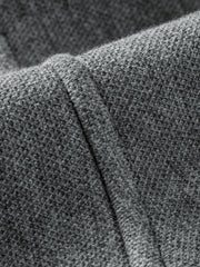 Men's Casual Solid Knit Stand-Collar Jacket