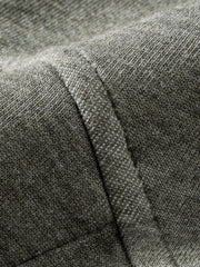 Men's Casual Structured Knit Hooded Jacket