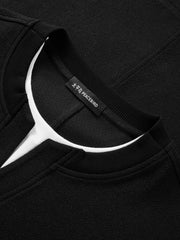 Men's Casual Relaxed Henley Sweatshirt