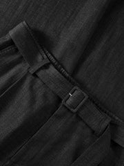 Men's Commuter Denim-Texture Trousers