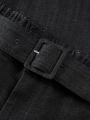 Men's Commuter Denim-Texture Trousers