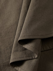 Men's Old Money Style Solid Long-Sleeve Shirt