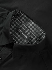 Men's Casual Plaid Faux-Layer Shirt