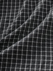 Men's Casual Plaid Faux-Layer Shirt