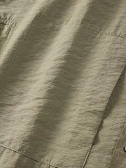 Men's Casual Mulberry Silk Textured Short-Sleeve Shirt