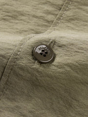 Men's Casual Mulberry Silk Textured Short-Sleeve Shirt