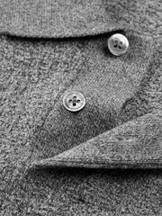 Men's Old Money Style Knit Polo Shirt
