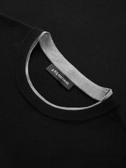 Men's Casual Contrast-Collar Knit T-Shirt