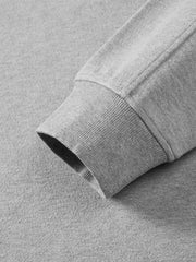 Men's Casual Henley Faux-Layer  Sweatshirt