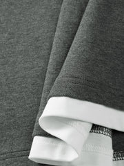 Men's  Casual Money Style Faux-Layer  T-Shirt