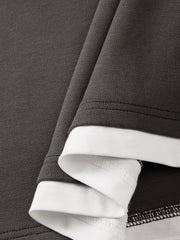 Men's  Casual Money Style Faux-Layer T-Shirt