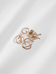 Men's Casual Embroidered Short-Sleeve T-Shirt