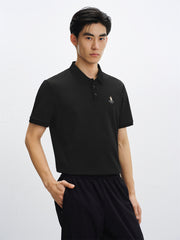 Men's Cooling Polo Shirt with Chest Embroidery