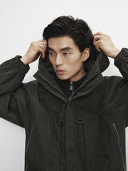 Men's Corduroy Jacket with 3D Pockets