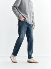 Men's Thermal Washed Tapered Jeans