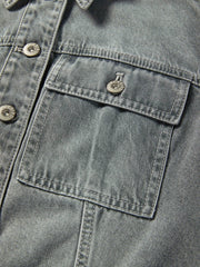 Women's Streetwear Cropped Denim Jacket