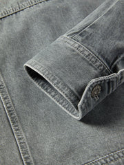 Women's Streetwear Cropped Denim Jacket