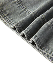 Women's Streetwear Cropped Denim Jacket
