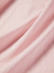 Women's Casual Pink Cropped Long-Sleeve Shirt