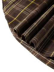 Women's Casual Wheat-Check Shirt