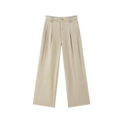 Women's casual loose straight-leg jeans