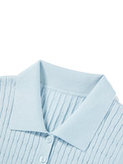 Women's commuter-style sleeveless  polo shirt