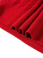 Women's Half-Zip Cable-Knit Sweater