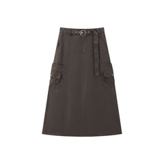 Women's Casual Tank Top and Cargo Skirt Set