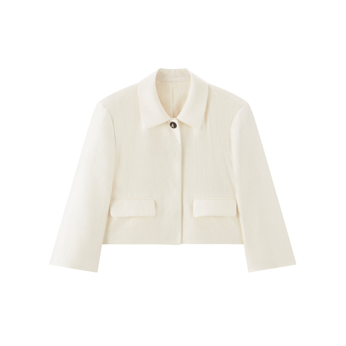Women's tailored boxy casual lapel jacket