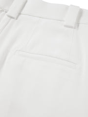 Women's casual white wide-leg short