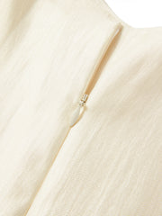 Women's Commute Sleeveless Bateau Neck Dress