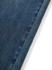 Women's Casual Denim High-Coverage Waistband Straight-Leg Pants