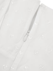 Women's Casual White Spaghetti Strap Dress