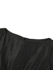 Women's sculptural A-line dress
