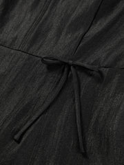 Women's sculptural A-line dress