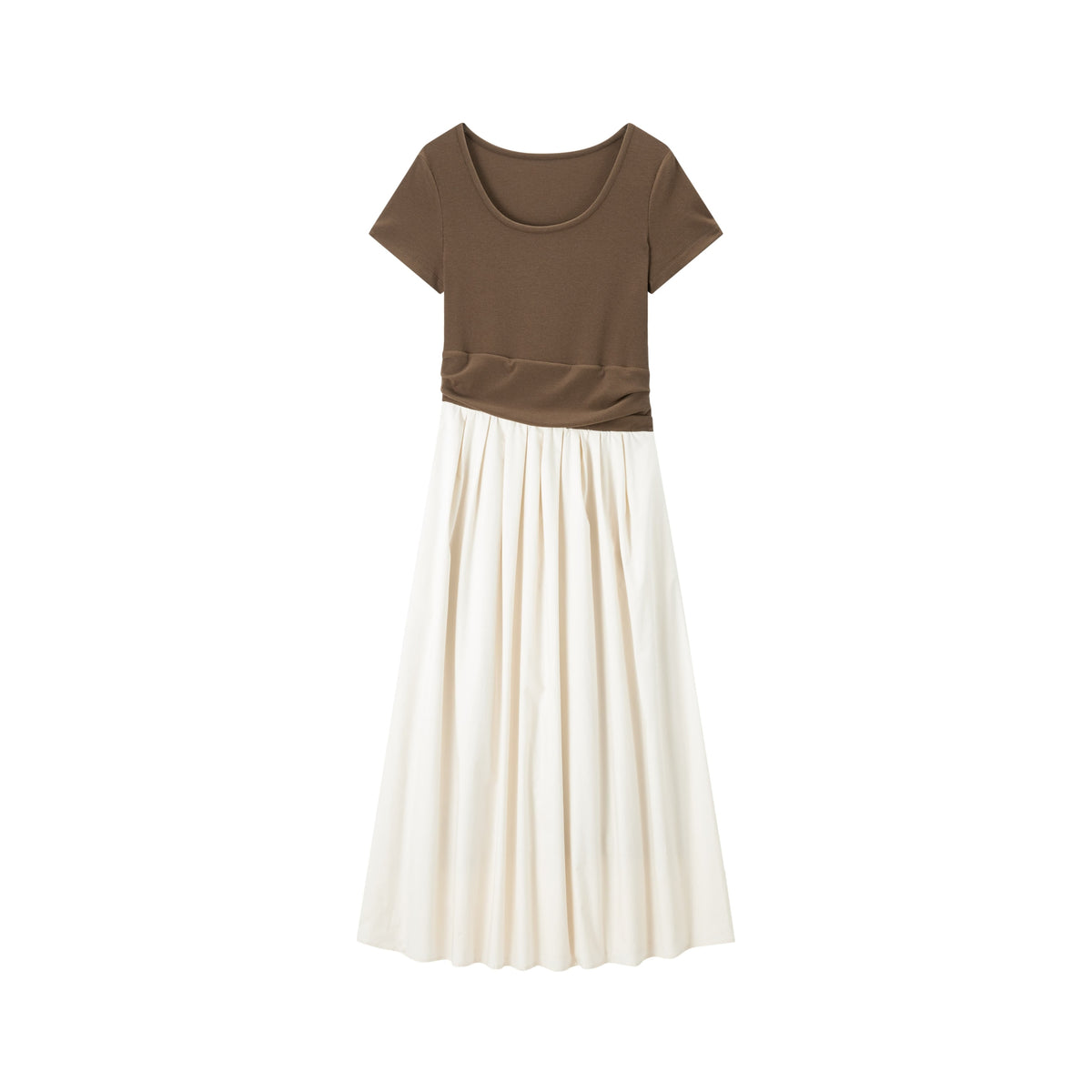Women's Slim-Fit Contrast Knit Dress