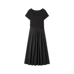 Women's Slim-Fit Contrast Knit Dress
