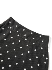Women's Polka-Dot Chiffon Skirt