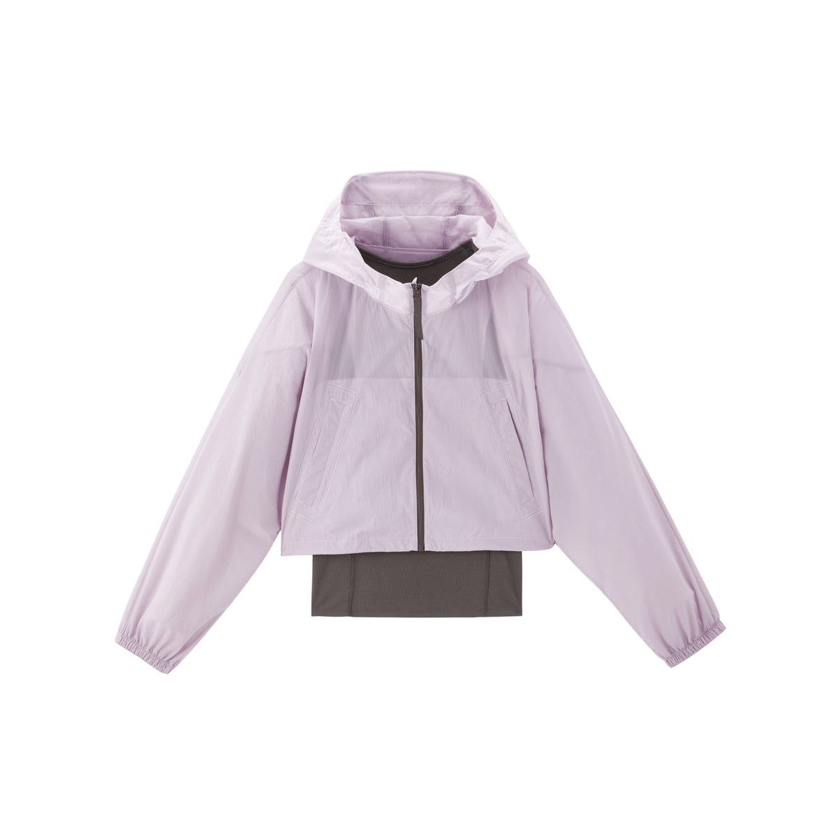 Women's Lightweight Cropped Jacket and Tank Set