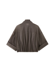 Women's Light Outdoor Stand-Collar Cargo Jacket